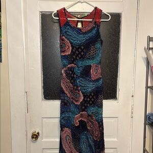 Maurice’s Women’s Multicolor Paisley Patterned Maxi Dress Size Small
